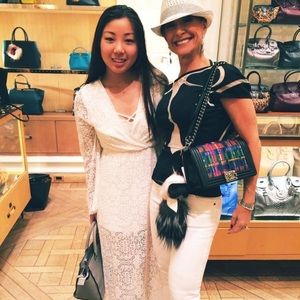 Audrey elastic bohemian long sleeve gown